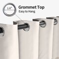 thumbnail image 5 of Tchckioa Botanical Blackout Curtains for Living Room,Thermal Insulated Grommet Window Drapes,52x63 Inch,2 Panels, 5 of 8