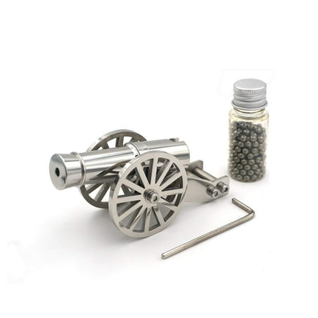 - weccesory Miniature Napoleon Cannon Metal Naval Desktop Model Artillery Kit for Collection