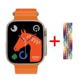 thumbnail image 1 of Wathc 8 Ultra Max 2.08 pulgadas 49 mm Voz AI 120HZ Llamada Bluetooth NFC Frecuencia cardíaca Inalámbrico SOS Sports SmartWatch S8 Serie 8 Deng Xun unisex, 1 of 2