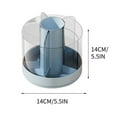 thumbnail image 3 of Organizador de Brochas de Maquillaje Giratorio de 360 Grados, con Capacidad para 60 Pinceles y Bolígrafos, Diseño Acrílico Transparente., 3 of 3