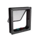 thumbnail image 4 of Puerta duradera para mascotas, puerta para perros, suministros para mascotas con cerradura de seguridad de 4 vías, puerta con solapa para perros y , negro, 4 of 8