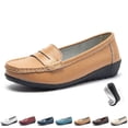thumbnail image 2 of oqasdz Womens Casual Shoes Loafers Slip On Flat Round Toe Shoes Comfortable Breathable Footwear for Ladies Versatile Daily Wear Outdoor Summer, 2 of 7