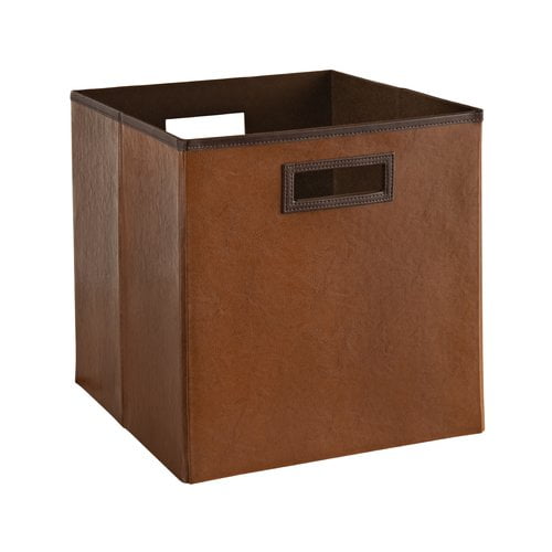 ClosetMaid Decorative Storage Leather Bin