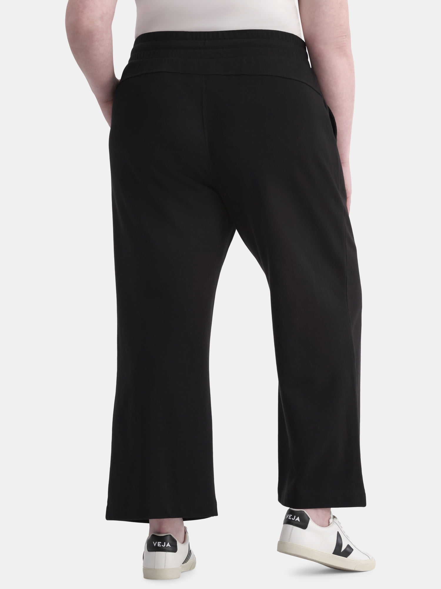 Terra & Sky Women’s Plus Size Cropped Knit Pant
