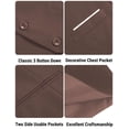 thumbnail image 5 of COOFANDY Men's V-Neck Sleeveless Business Suit Vests Slim Fit Wedding Waistcoat, 5 of 6