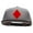 Black Grey, variant on Red Diamond Patched Wool Blend Pro Style 2 Tone Snapback - Grey Navy OSFM