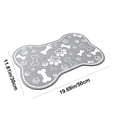thumbnail image 3 of Diatomite Stone Pet Feeding Mat for Dog & Cat, Absorbent Bone Shaped Non-Slip Dog Food Mat, 3 of 7