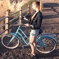 thumbnail image 3 of sixthreezero Every journey Women's 7-Speed Step-Through Hybrid Cruiser Bicycle, 26 In. Wheels and 17.5 In. Frame, Teal, 3 of 8