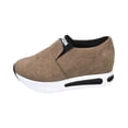 thumbnail image 1 of DXOUPM Chaussures pour Femmes Mocassins à Plateforme Confortables à Bout Rond Espadrilles de Marche pour le Travail Quotidien, 1 of 3