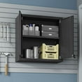 thumbnail image 4 of Manhattan Comfort Floating Metal Garage Cabinet Charcoal, Gray, 4 of 7
