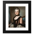 thumbnail image 2 of French School 20x24 Black Modern Framed Museum Art Print Titled - Presumed Portrait of the Duchess of Beuvron, Born Rouille (18th Century), 2 of 5