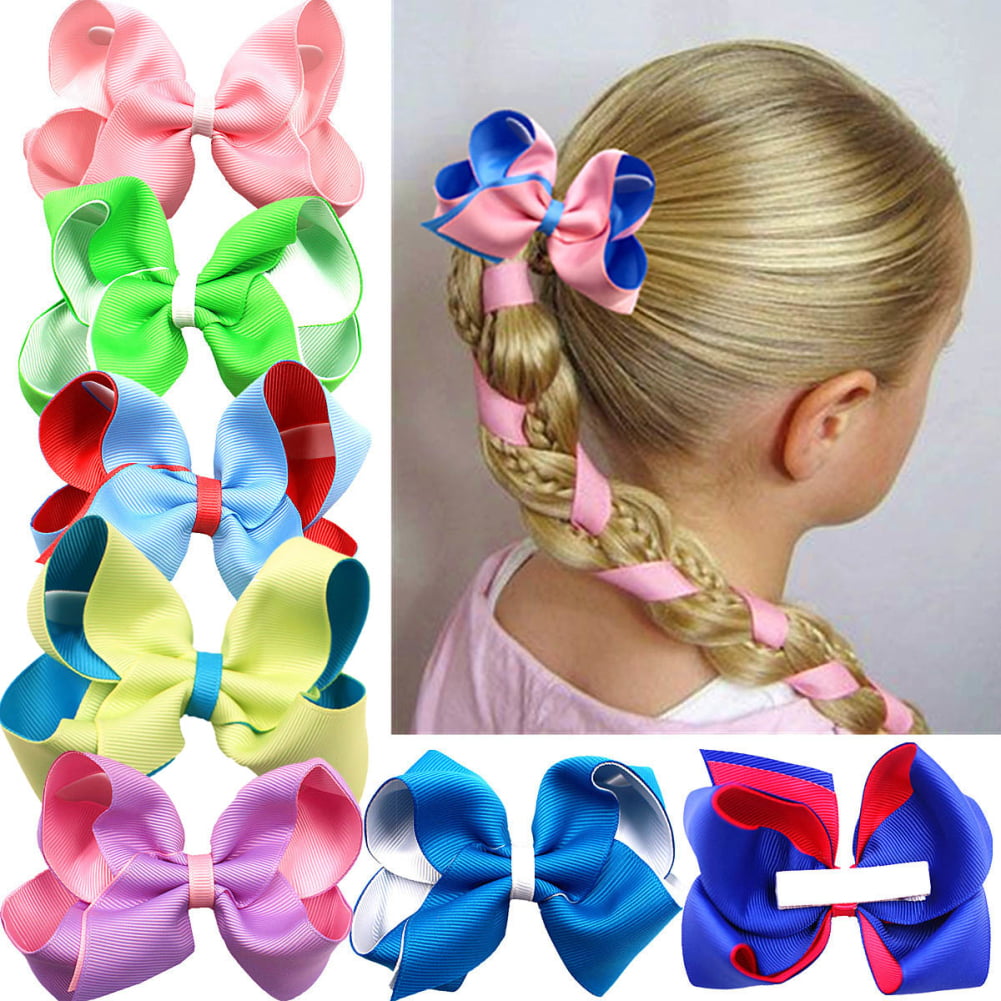 Meidiya Hair Bows Clips for Girls Colorful Rainbow Butterfly Baby Hairpins  Hair Barrettes Side Bangs Barrette Accessory for Baby Girls Teens Kids  Toddlers Alligator Clips Ribbon Grosgrain 