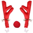thumbnail image 1 of Kit de astas de reno para coche, cascabeles y nariz, decoraciones navideñas para coche, 1 of 8