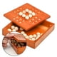 thumbnail image 3 of de de solitario Interacción entre padres y hijos IQ Puzzle Jumping Marbles Peg Diamond Chess Juguetes educativos para adultos y Sunnimix juego de mesa, 3 of 8