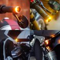 thumbnail image 4 of Barra de luz LED para manillar de motocicleta, indicador final para señal de giro de coche, luz LED Universal, enchufe de agarre, lámpara de marcador lateral, 2 uds., 4 of 5