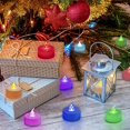 thumbnail image 2 of Velas LED de Té LANKER 24 Pack cambio de color sin Llama decoración multicolor, 2 of 3