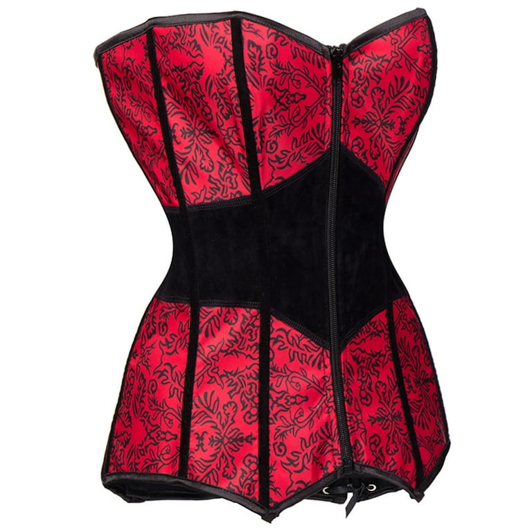 Generic Women Polyester Underbust Corset Lace Up Waist XL Black @ Best  Price Online
