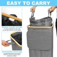 thumbnail image 5 of Laundry Basket 90L Large Capacity Laundry Washing Bin Collapsible Portable Laundry Hamper with Detachable Inner Bag Multipurpose Laundry Basket for College Dorm Laundry Bathroom Bedroom, 5 of 5