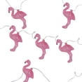 thumbnail image 4 of Northlight 10ct Battery Operated Flamingo Summer LED String Lights Warm White - 4.5' Clear Wire, 4 of 5