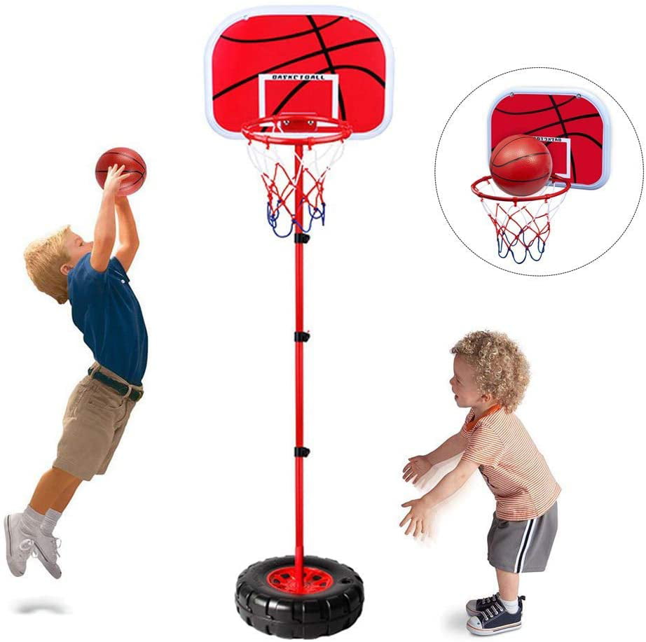 Netz Basketball Sport Set Indoor Basketballkorb Ball Pumpe Homeoffice Kids3+ 
