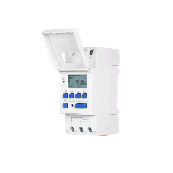 Temporizadores Interruptor Digital 16a Programable 110v-220v Blanco