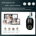 thumbnail image 4 of EROCK 5G Wireless E27 Light Bulb Camera,1080P HD WiFi Security Camera for Outdoor Home,360° Panoramic,Support 5GHz 2.4GHz(Black), 4 of 10