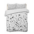 thumbnail image 2 of Quilts Twin Size, Grey Polka Dot Soft Comforter Bedding Set for Bed, Modern Art Abstract Watercolor Dot Lightweight Quilted Bedspread with Pillow Cover(2 Pieces) for All Season, 68x86 Inch, 2 of 6