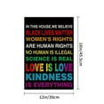thumbnail image 4 of Pride Garden Flag 12 X 18 Inch Vertical Double Sided in This House We Believe Pride Gay Lesbian LGBTQ Pansexual Flag Yard Flag Outdoor Decorations, 4 of 5