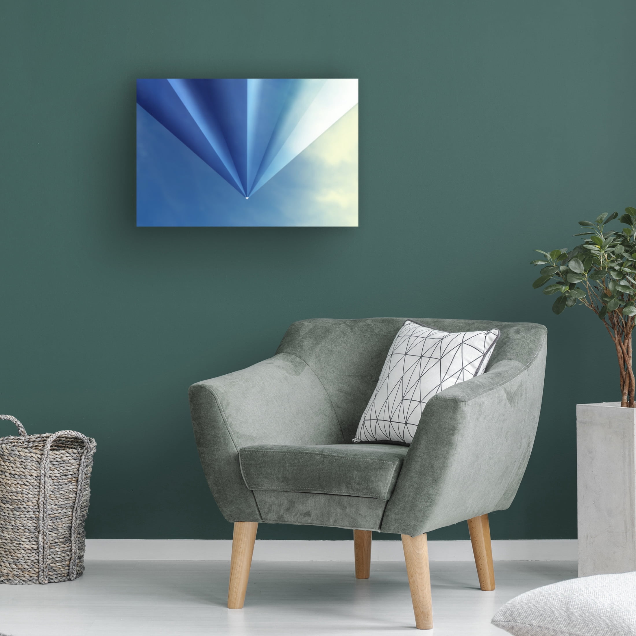 Canvas Wall Art - Marc Huybrighs 'Punto' Wall Art for Living Room, Bedroom, or Office D?cor by Trademark Fine Art - 47 x 30 Inches