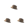 thumbnail image 3 of QualitChoice Comfortable Bucket Hat Fishermen Caps Clothes Decoration Fashion Accessory Khaki M 3Set, 3 of 6