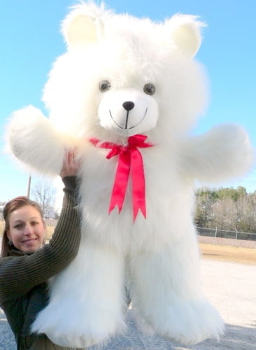 big white teddy bear