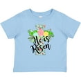 thumbnail image 3 of Inktastic He is Risen Floral Print Cross with Beautiful Flowers Boys or Girls Baby T-Shirt, 3 of 5