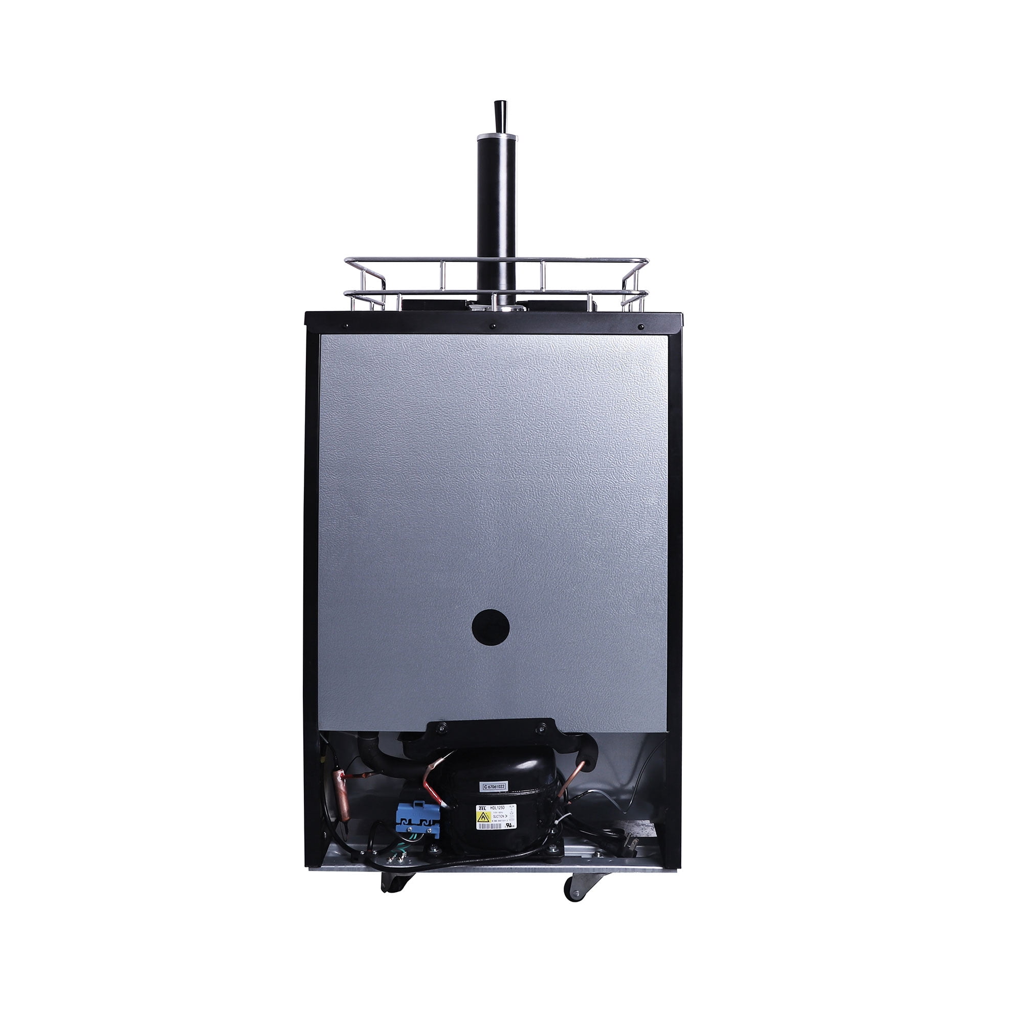 Frigidaire 6.1 Cubic Foot Kegerator Beer Bar, Stainless Steel, 4 ft, Commercial, Refrigerators