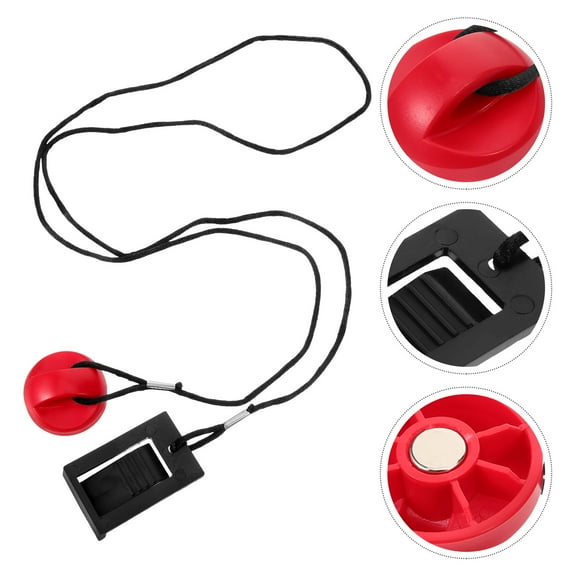 Homoyoyo Universal Treadmill Key ABS Black Treadmill Accessories Home Use 1Pack