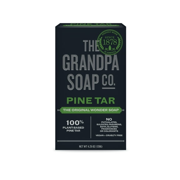 The Grandpa Soap Pine Tar Bar Soap 4.25 oz