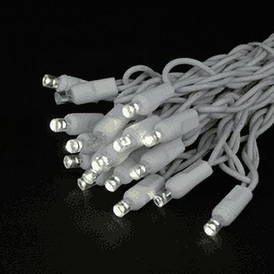 Novelty Lights 35 Light LED Twinkle Christmas LED Mini Light Set, Outdoor Curtain Fairy Wedding String Lights, Non-Connectable, Warm White, White White, 17 Feet