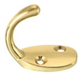 thumbnail image 3 of Unique Bargains Durable Coat Hooks Wall Mounted Retro Hooks Utility Gold Hook for Coat Towel Key Cap Cup Hat, 3 of 5