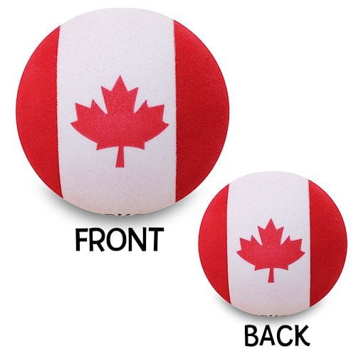 Happy Balls Canadian Flag Antenna Topper