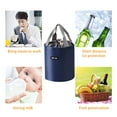 thumbnail image 3 of Insulated Lunch Bag, Gaqring Large Aluminum Foil Cylinder Lunch Box Bag, Thickened Insulation Portable Round Lunch Bag for Work Travel, 3 of 4