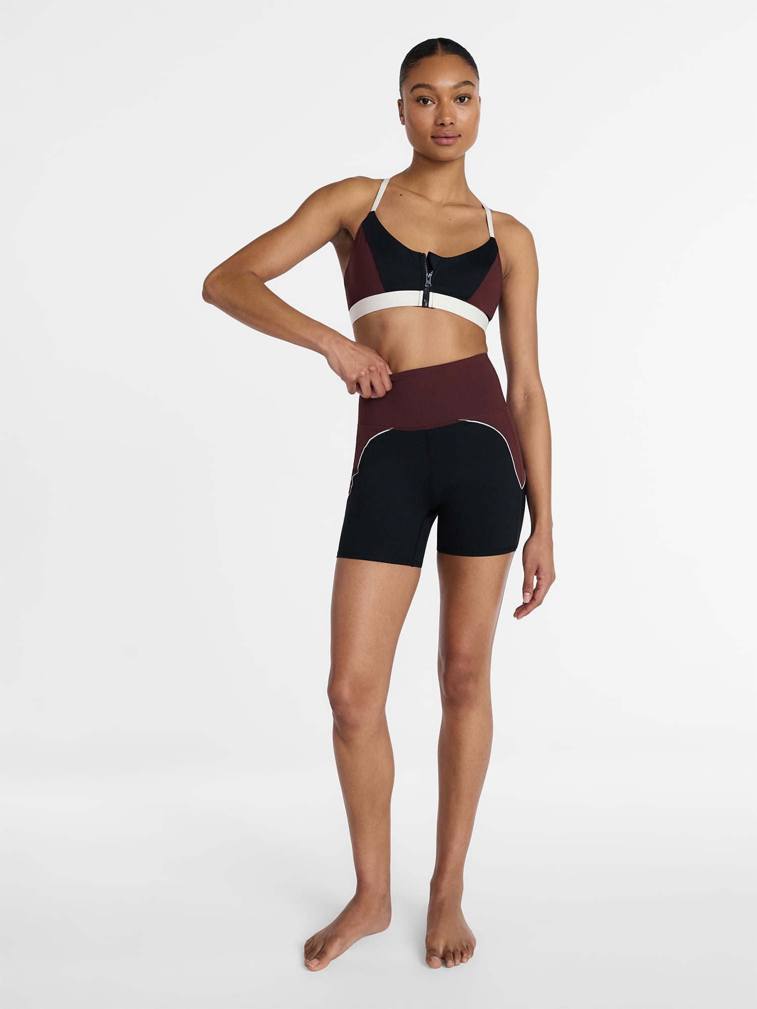 Ozark Trail Women's and Women's Plus Size Swim Bike Shorts, Sizes XS-3X