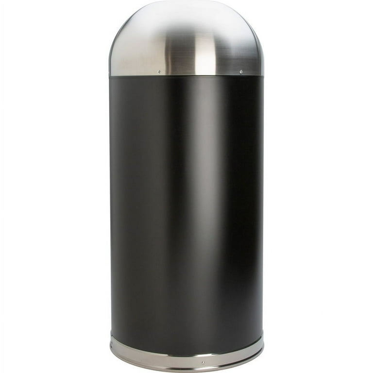Genuine Joe 15 Gallon Dome Top Trash Receptacle - 15 gal Capacity - Durable, Powder Coated, Easy to Clean - 40 Genuine Joe 15 Gallon Dome Top Trash Receptacle - 15 gal Capacity - Durable, Powder Coated, Easy to Clean - 40