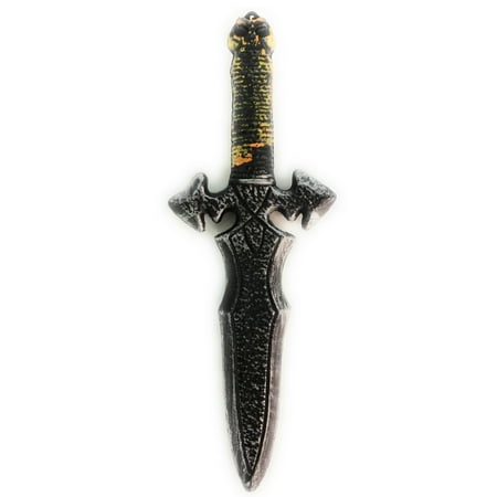 - Medieval Knight Dagger Halloween Costume Knife, Bronze Silver, 12