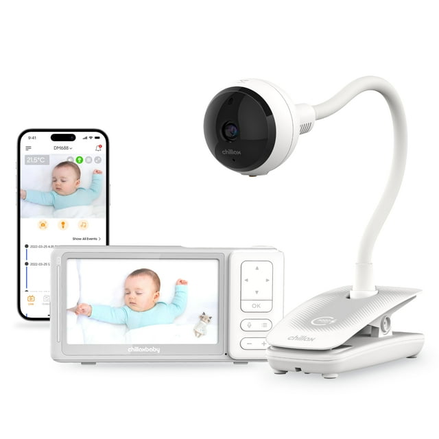 Monitor portátil para bebés CHILLAX Giraffe Pro con cámara HD 1080p