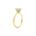 thumbnail image 4 of Cora Jewellery Tulip Basket 2CT Cushion Moissanite Solitaire Engagement Ring For Women, 14K Yellow Gold, 4 of 5
