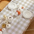 thumbnail image 3 of Nappe d'Automne Rectangulaire, Récolte d'Automne de l'Action de Grâce Citrouille à Carreaux Buffalo, Nappe Résistante aux Taches Lavable pour Fête/salle à Manger/fête - Carreaux Verts, 60x84 Pouces, 3 of 6