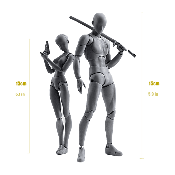 Modèles de Dessin Humain 2 Figurines de Pose pour Artistes et Designers Modèles de Dessin Humain 2 Figurines de Pose pour Artistes et Designers