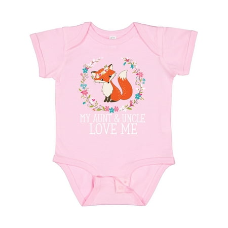 

Inktastic My Aunt and Uncle Love Me Fox for Niece Gift Baby Girl Bodysuit