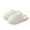 White, variant on Xfvqtps Fuzzy Slippers for Women Close Toe Memory Foam Thick Soft Sole Non Slip Warm Furry Indoor House Slipper for Fall Winter Pink
