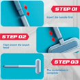 thumbnail image 3 of 4 In 1 Window Screen Cleaner Brush, Pet Hair Remover, Magic Window Cleaning Brush, Window Cleaner Brush And Squeege, 3 of 5