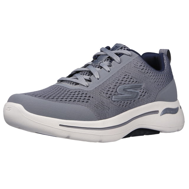 Zapatos Skechers Gowalk Arch Fit para hombre, color gris y azul marino, talla 11.5